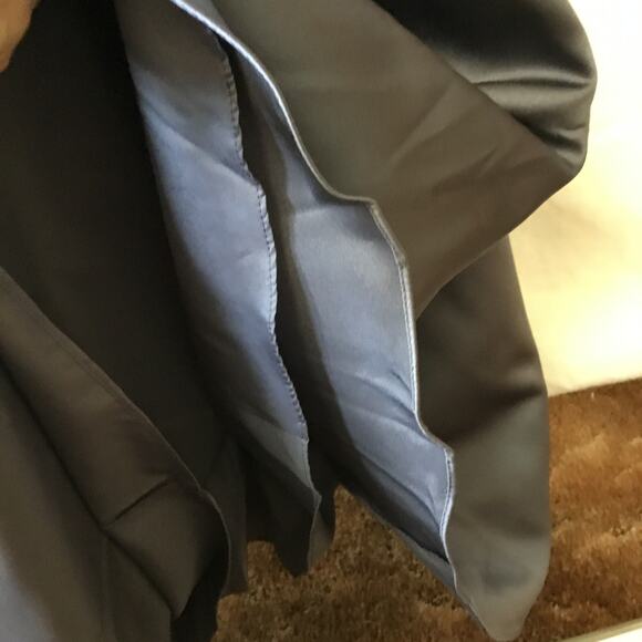 David's Bridal Black Strapless Lace Satin Gown - Picture 16 of 16